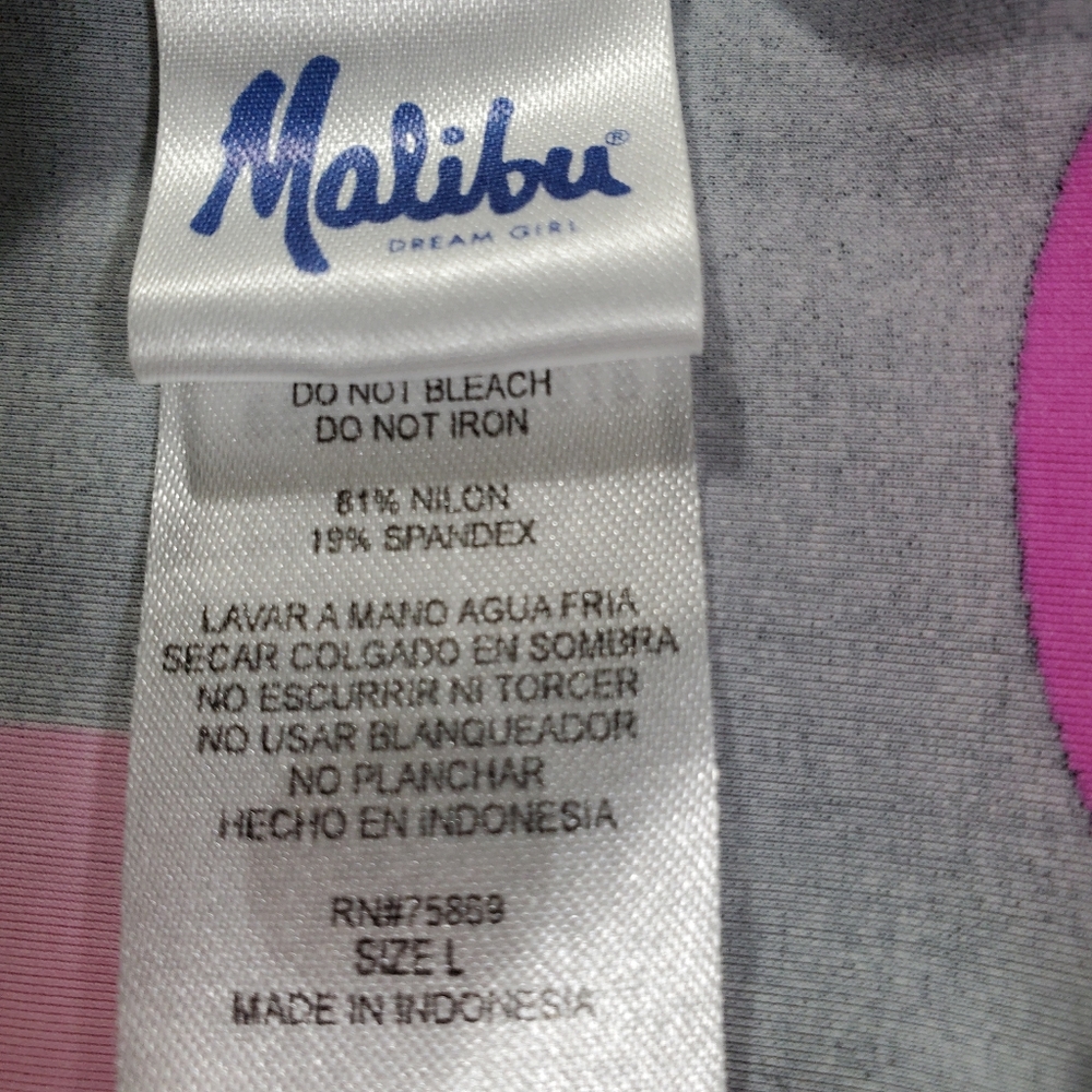 SOLDe MALIBU Swimsuit Size L Halter 'TOP only' - Picture 7 of 8